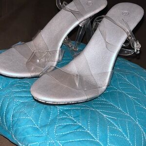 Clear Stiletto Heels